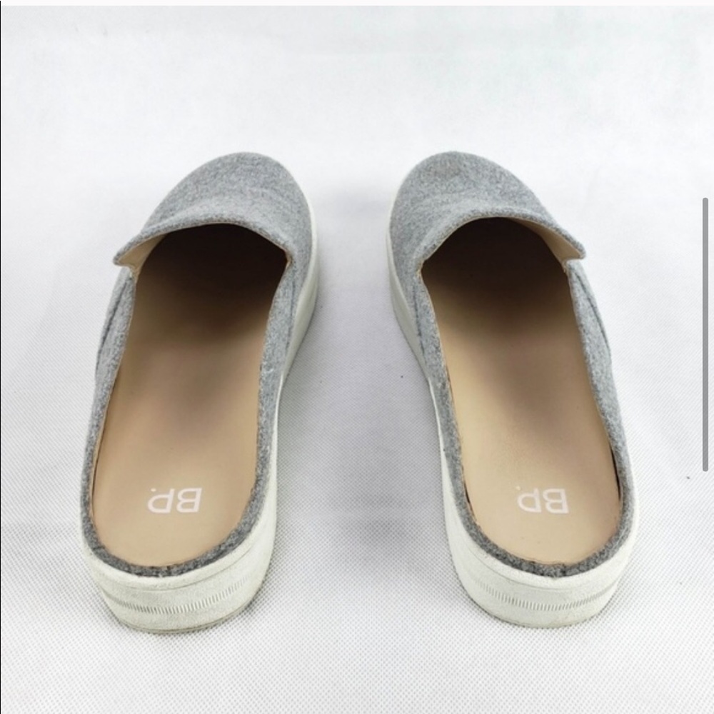BP Monika Platform Mule Gray Wool Sneakers Sz‎ 9.5 - Picture 3 of 9